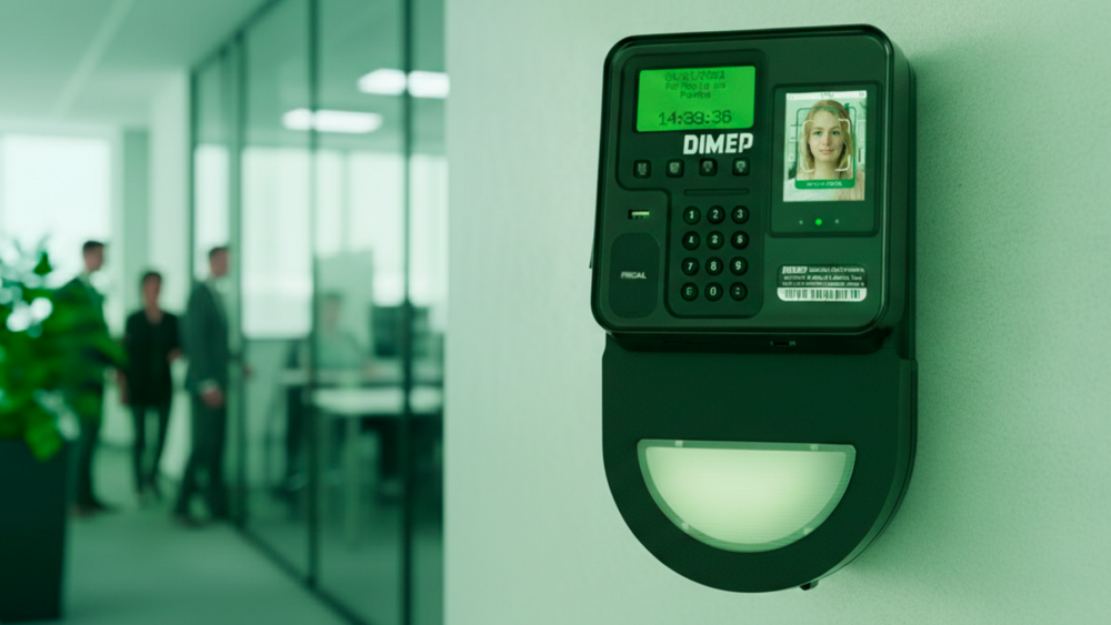 Reconhecimento facial em ponto eletrônico DIMEP